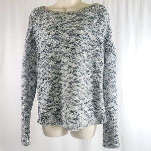Tribal Gray Knit Sweater Women’s Medium Cozy Long Sleeve